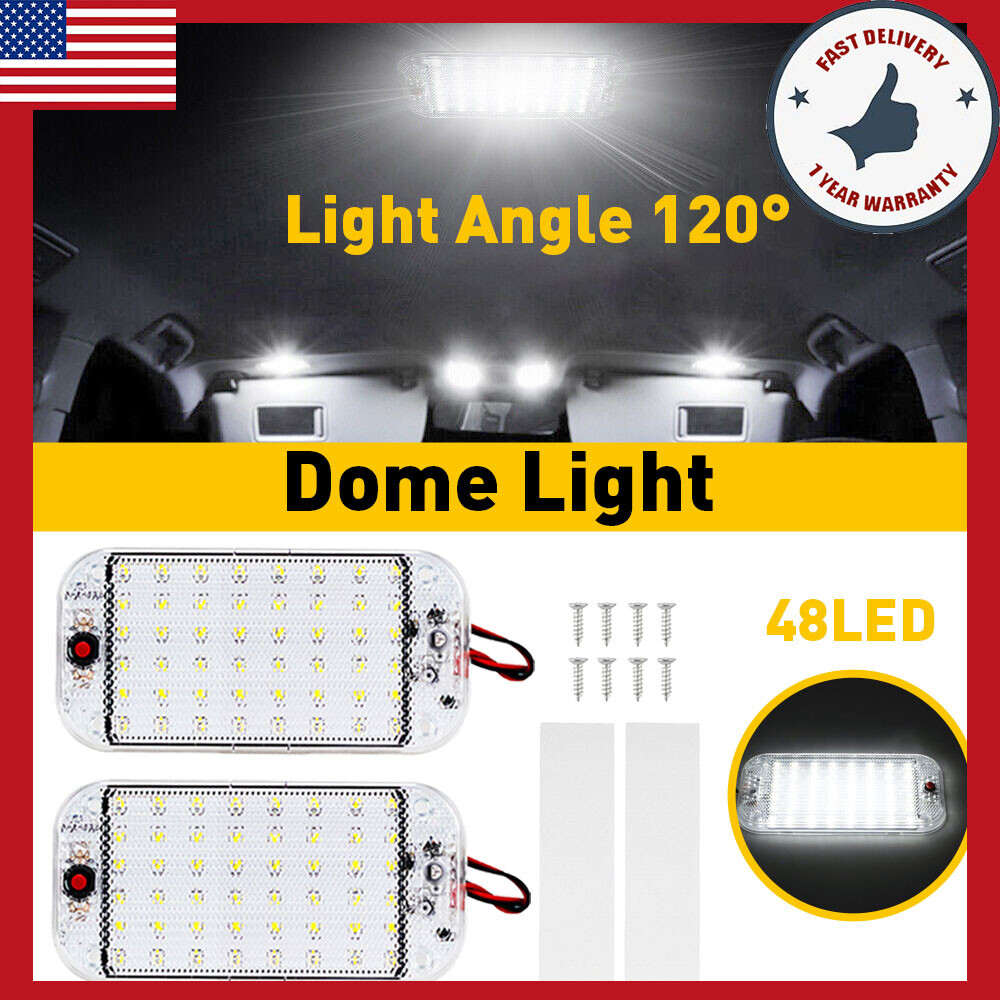 Universal Interior RV Car Vehicle Indoor Roof Dome Ceiling Light White Lamp EXS