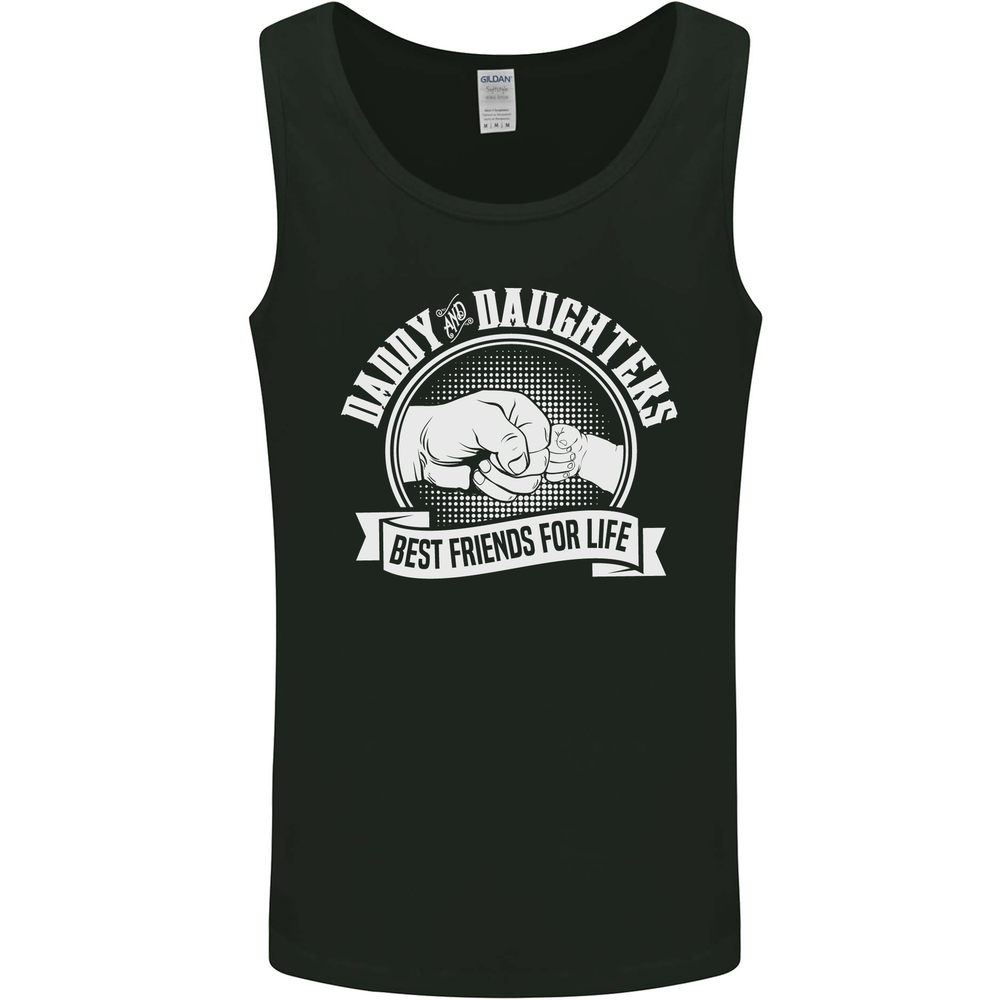Daddy & Daughters Best Friends Fathers Day Mens Vest Tank Top