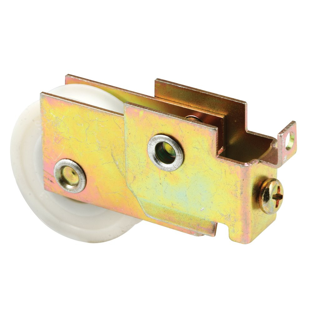 -Line N 7125 Mirror Door Roller, 1-1/2 In. Nylon Wheel (Single Pack)