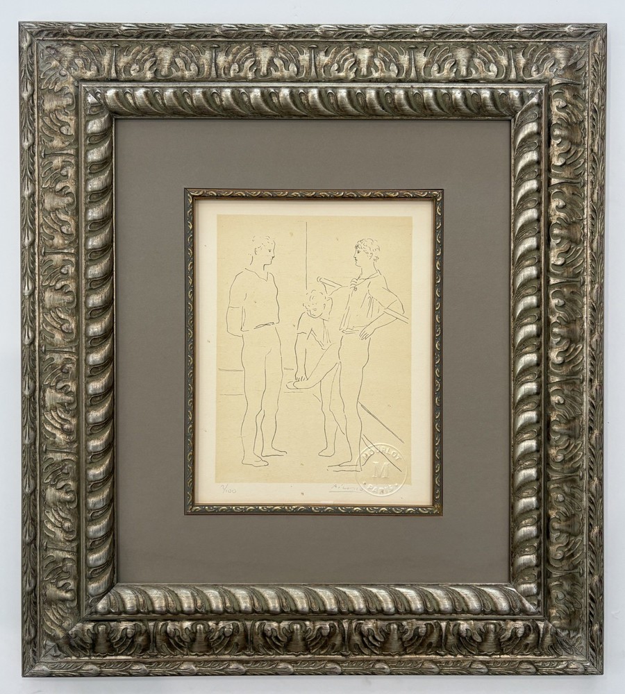 Pablo Picasso Lithograph Hand Signed, Numbered & Stamped 1900s-1970s Framed 1926