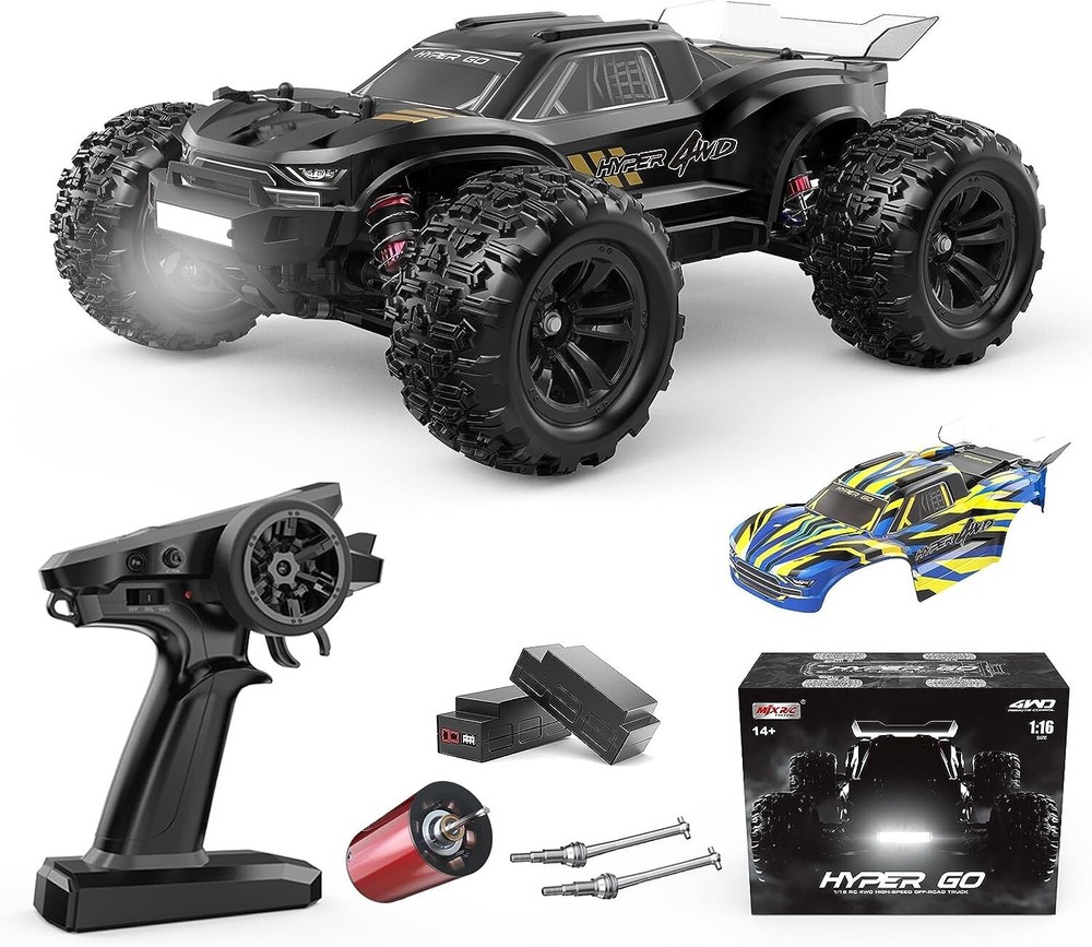 High-Speed 1/16 Electric Off-Road RC Truck - 42mph Thrills with 2 Batteries