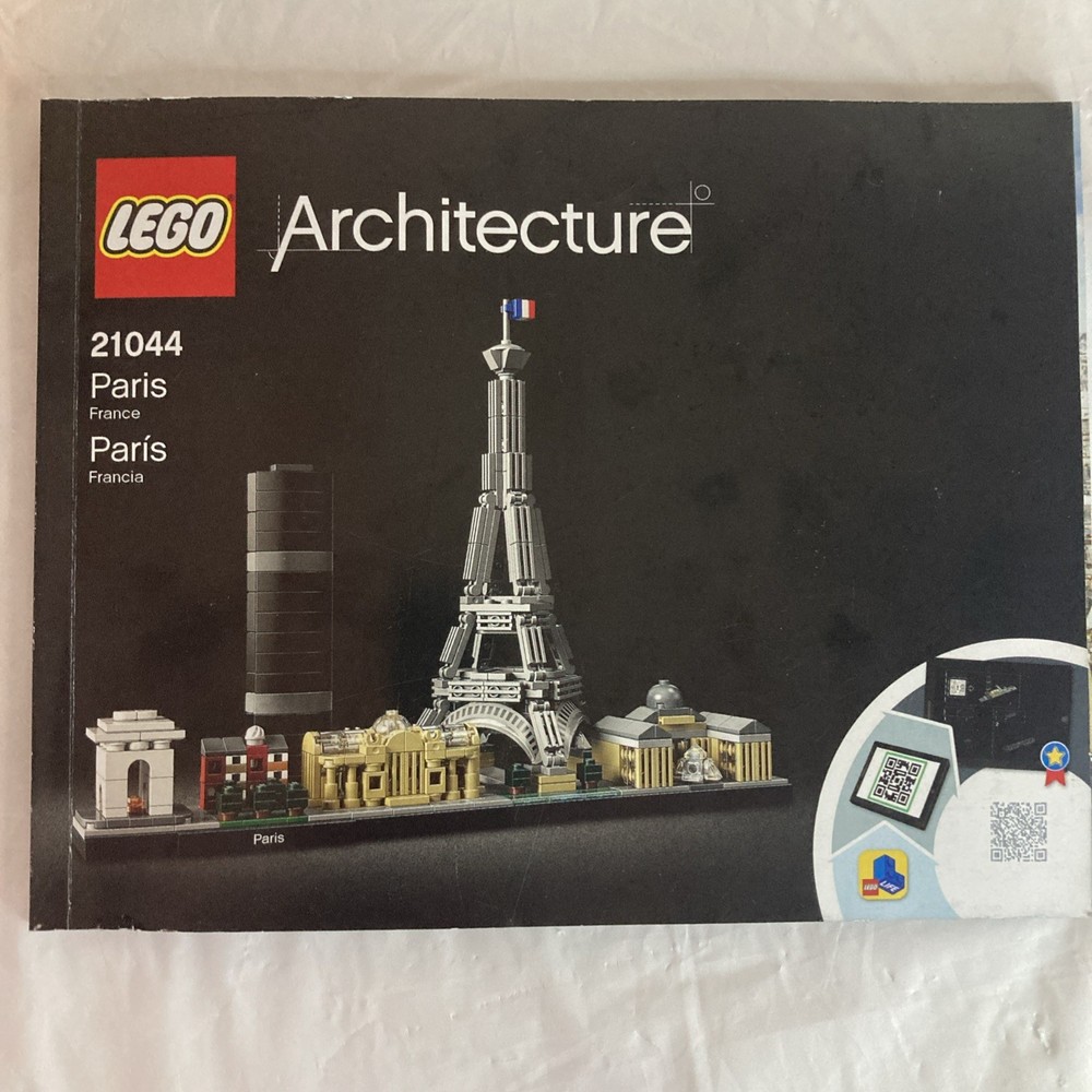 LEGO Architecture Paris 21044 Building Instructions Only