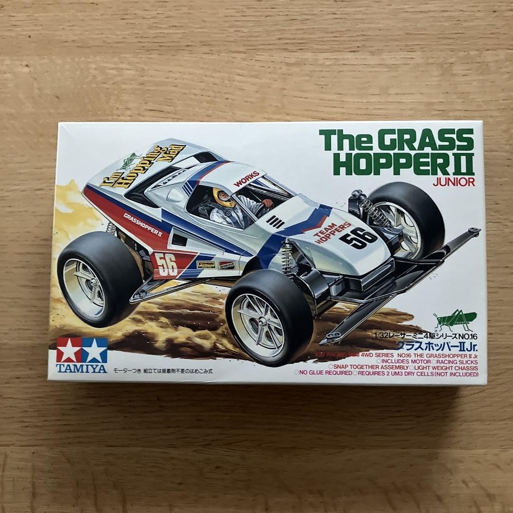 Tamiya 1/32 Mini 4WD Grasshopper II Jr Racer Model Kit