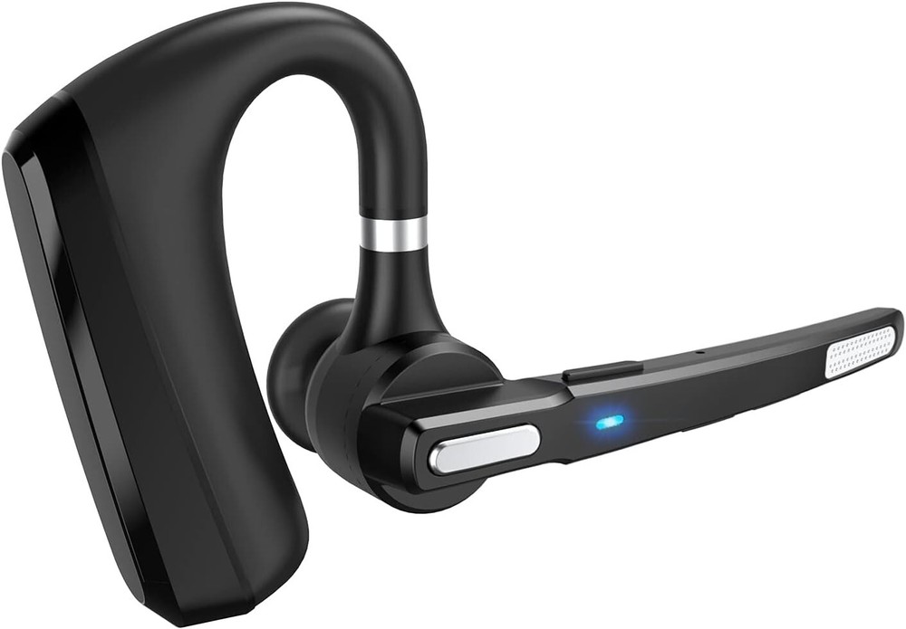 Bluetooth Trucker Headset with Noise Cancelling Mic Wireless Earpiece New