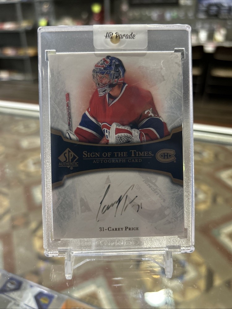 2007-08 SP Authentic Sign Of The Times ST-CP Carey Price Rookie RC On Card Auto!