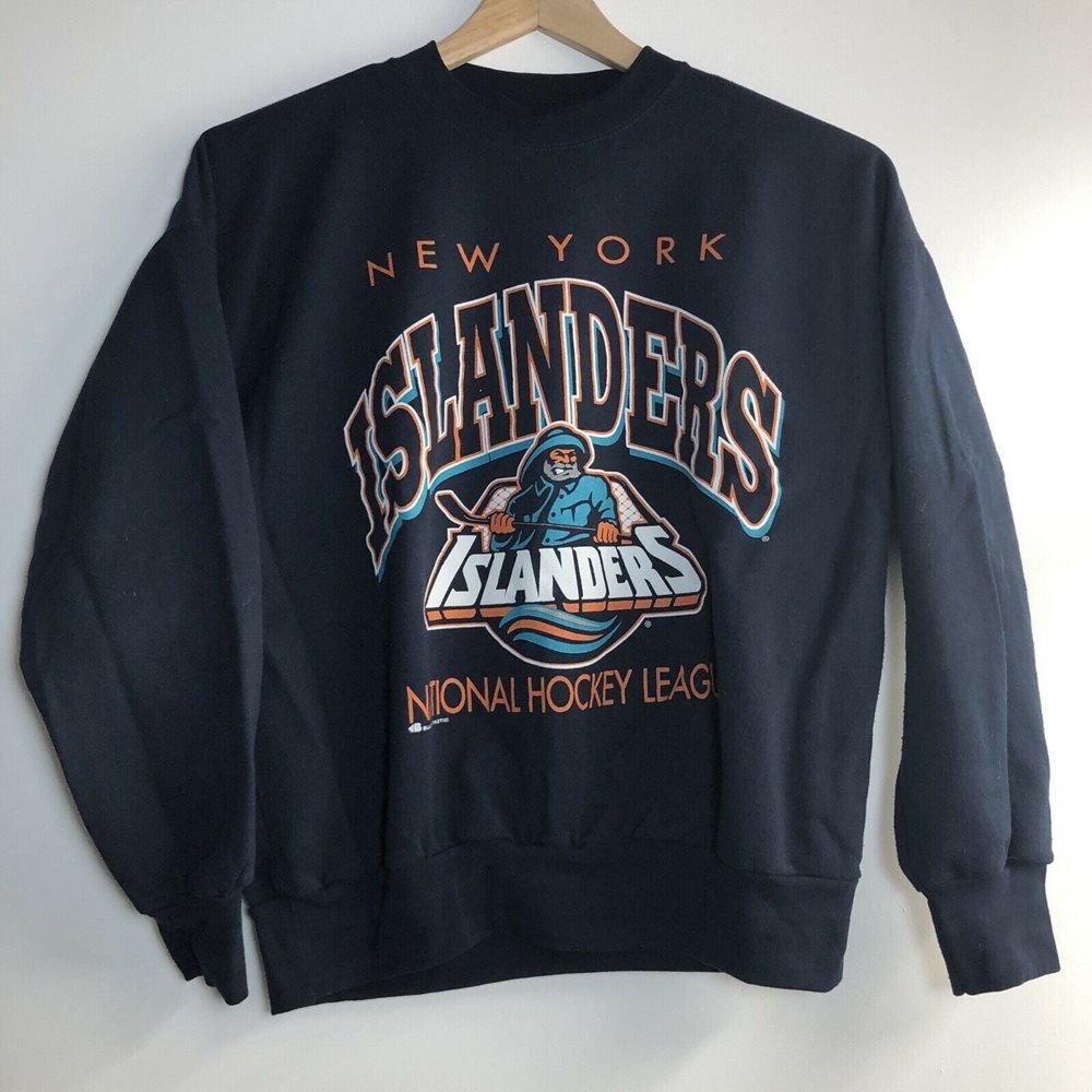New York Islanders Fisherman NHL Ice Hockey Rare design Black Sweatshirt RM1036