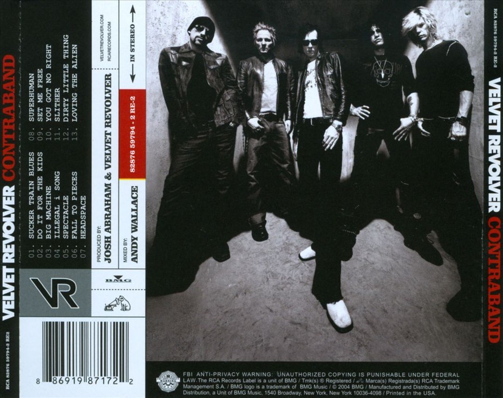 VELVET REVOLVER CONTRABAND NEW CD