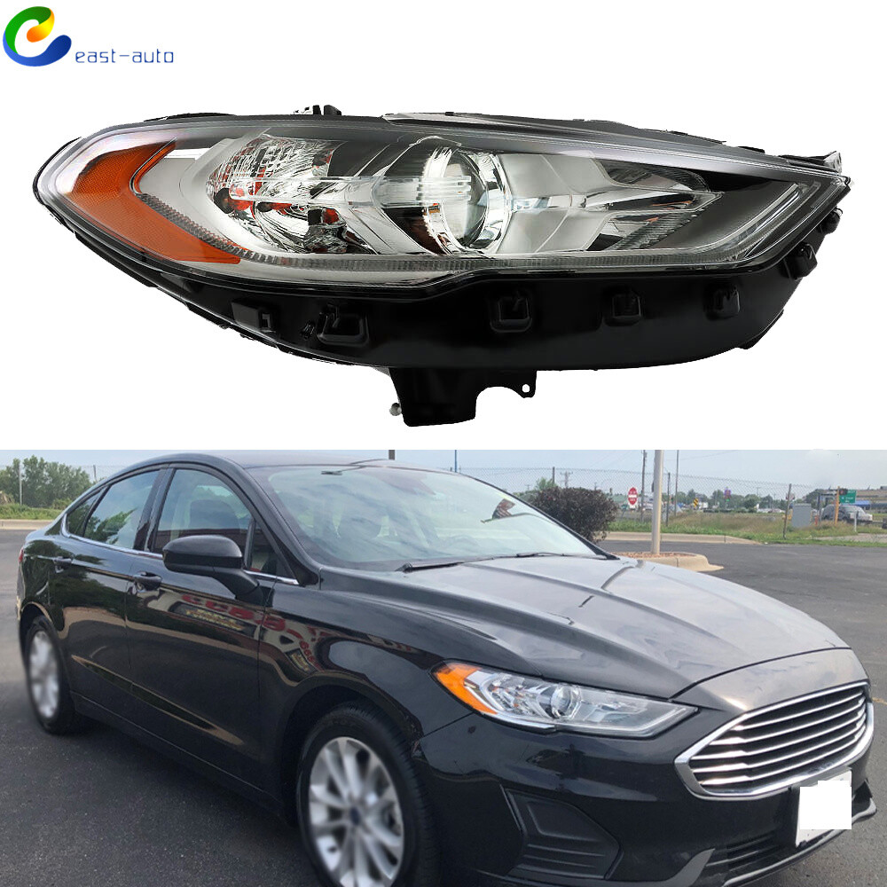 Clear Lens For 2017-19 Ford Fusion Halogen Headlight Headlamp Passenger RH Side