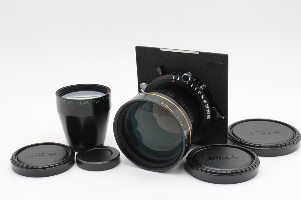 MINT Nikon Nikkor T ED 360mm f8 500mm f11 720mm f16 Rear 500mm Japan 11298