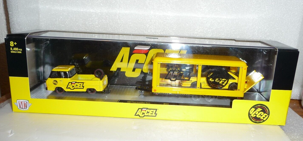 M2 Machines Accel 1964 Ford Econoline & 1988 Ford Mustang GT 1:64 Diecast Set