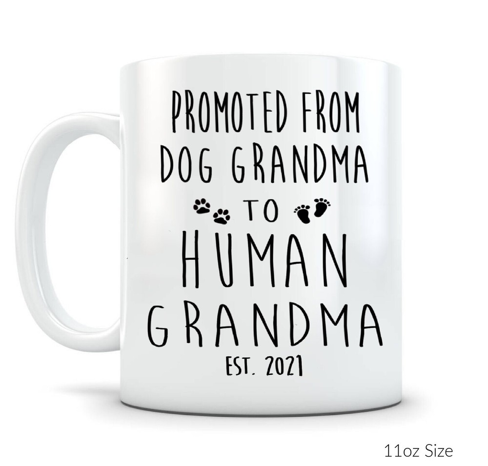 Grandma Mug Birth Announcement Gift Promoted To Grandma Pregnancy Reveal New