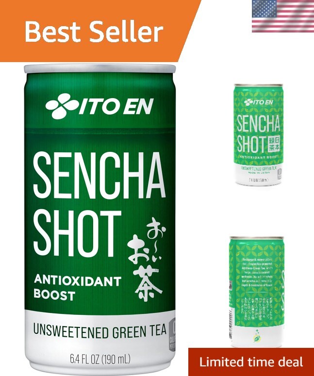 Sencha Shot, Japanese Green Tea, 6.4 Ounce Pack of 30, Unsweetened, Zero Calo...