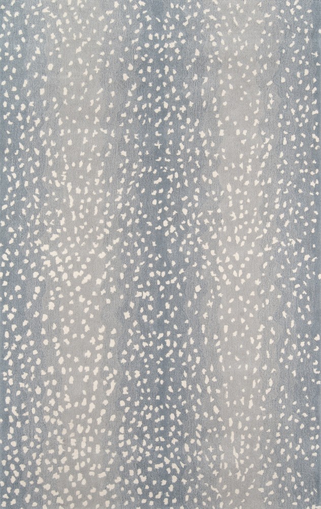 Erin Gates Woodland by Momeni WOD-1 Blue Antelope Hand-Tufted Area Rug