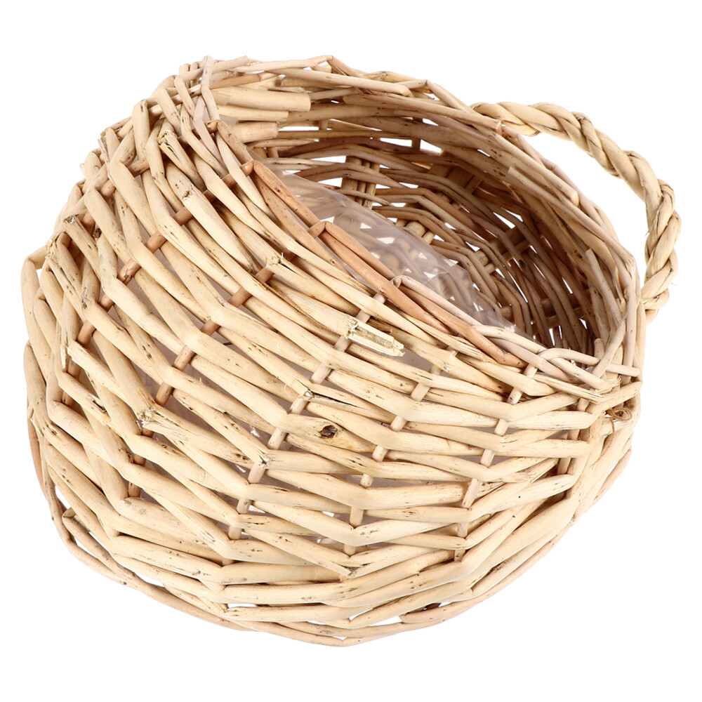 Flower Basket Rattan Woven Wall Planter Door Pot Pots for Plants