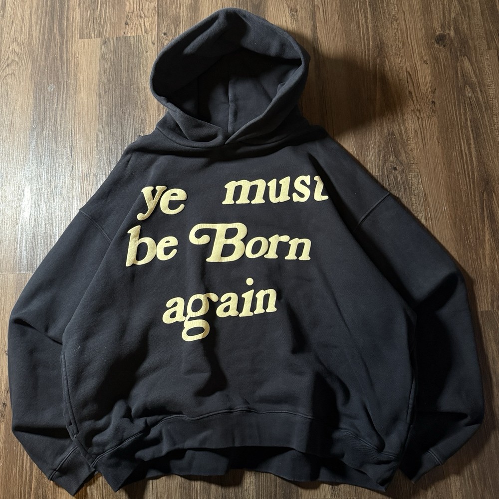Cactus Plant Flea Market Ye Must Be Born Again Black Hoodie XL