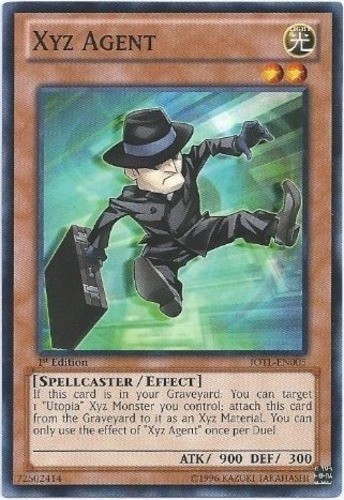 Xyz Agent JOTL-EN005 Common 1st Edition Heavily Played Condition