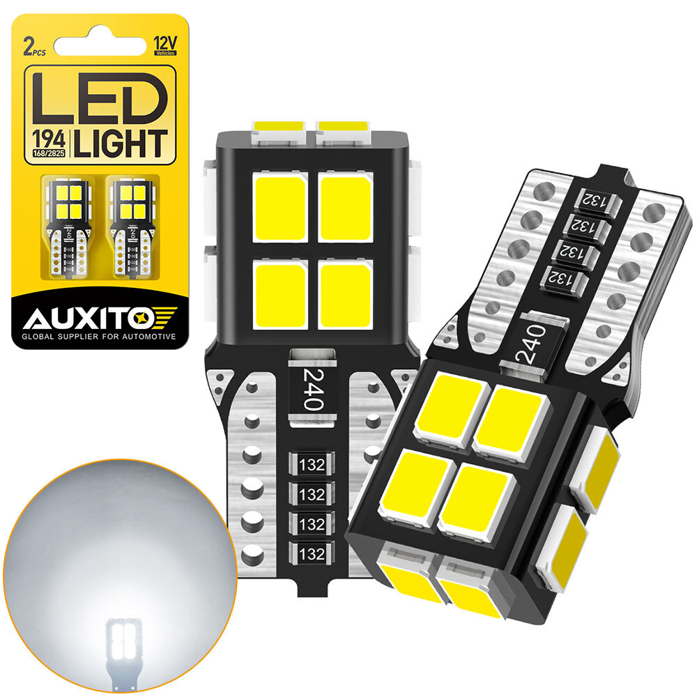 CANBUS T10 LED Car Interior Light Bulbs White  License Plate Lights 168 194 W5W