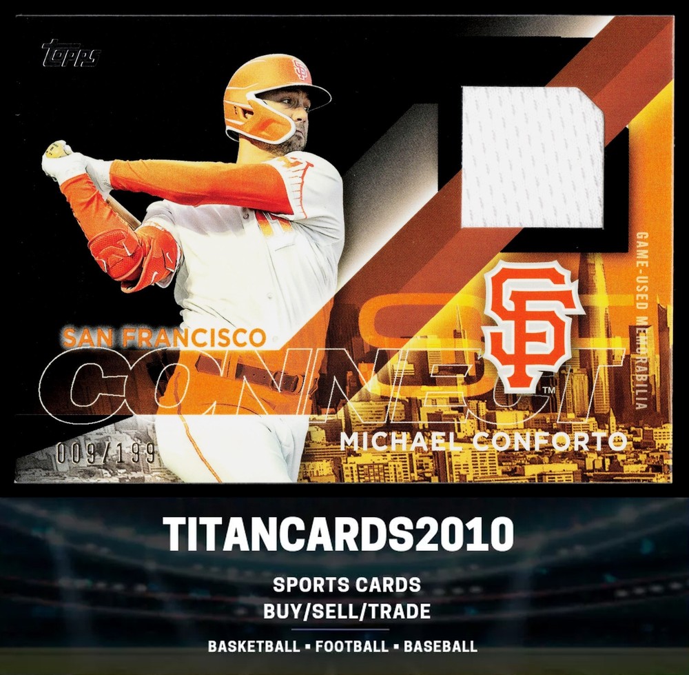 Michael Conforto San Francisco Giants 2024 Topps Series Two City Connect Relic