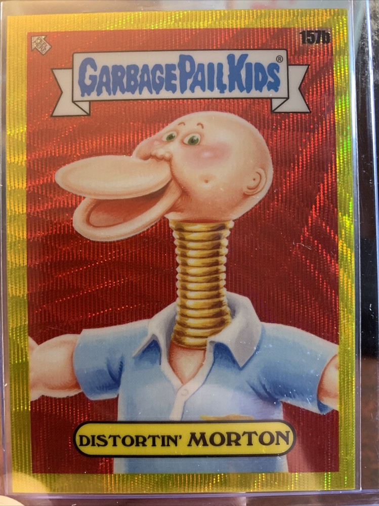 2022 Topps Chrome GPK #157b Distortin Morton Yellow Wave Refractor 110/275