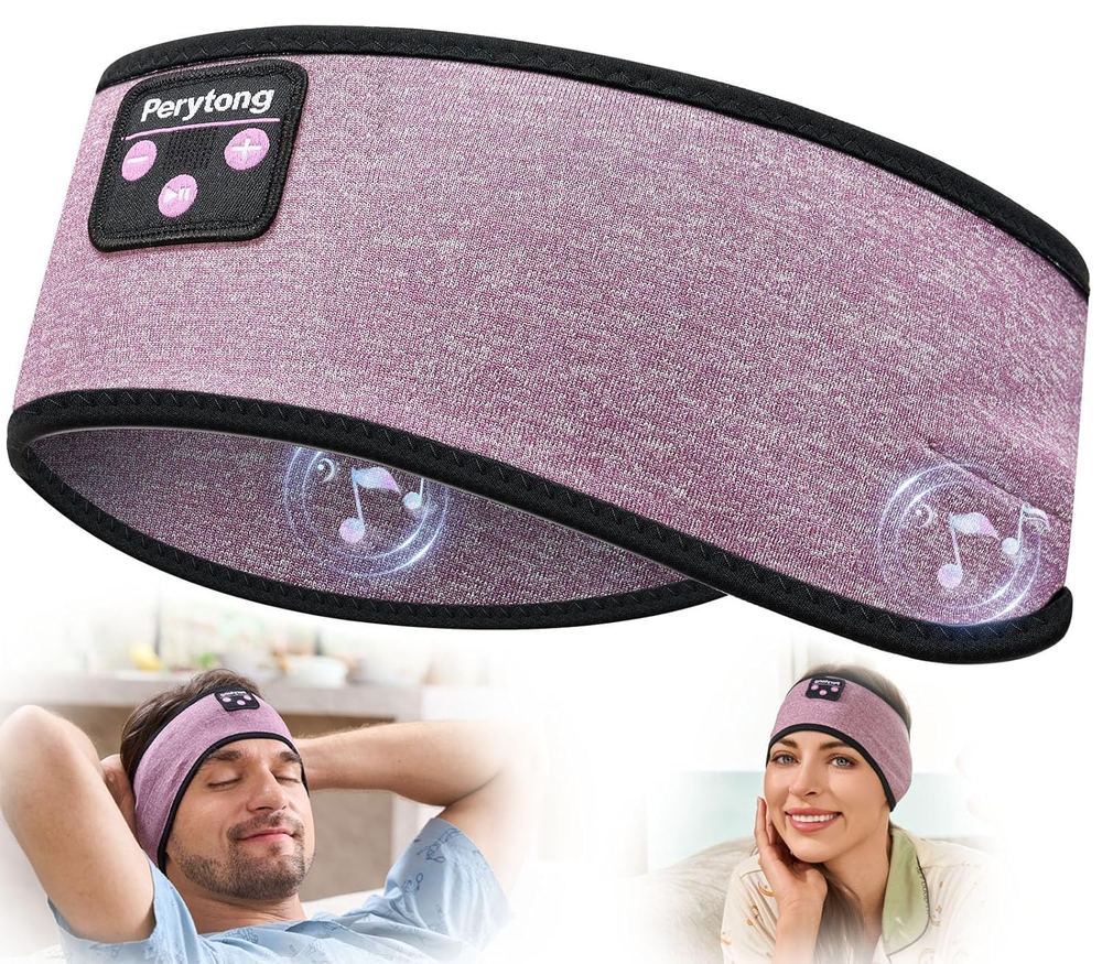 Wireless Bluetooth Sleep Headband Headphones for Sports and Nighttime Comfort