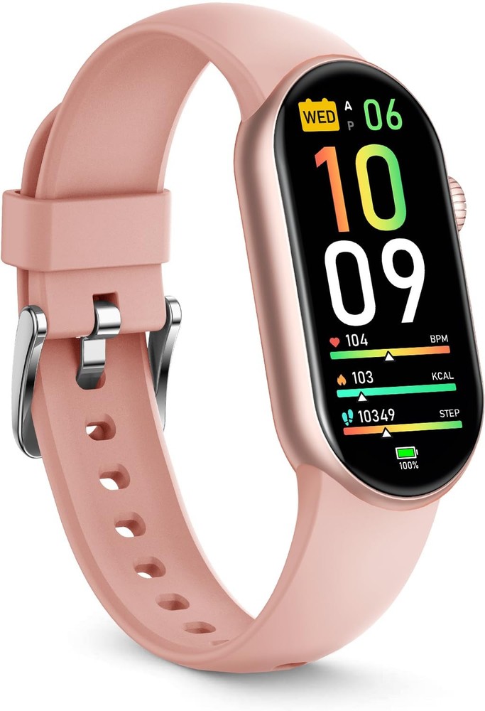 Ole Fitness Tracker with 1.6 AMOLED Display 24/7 Heart Rate Blood Oxygen Monitor