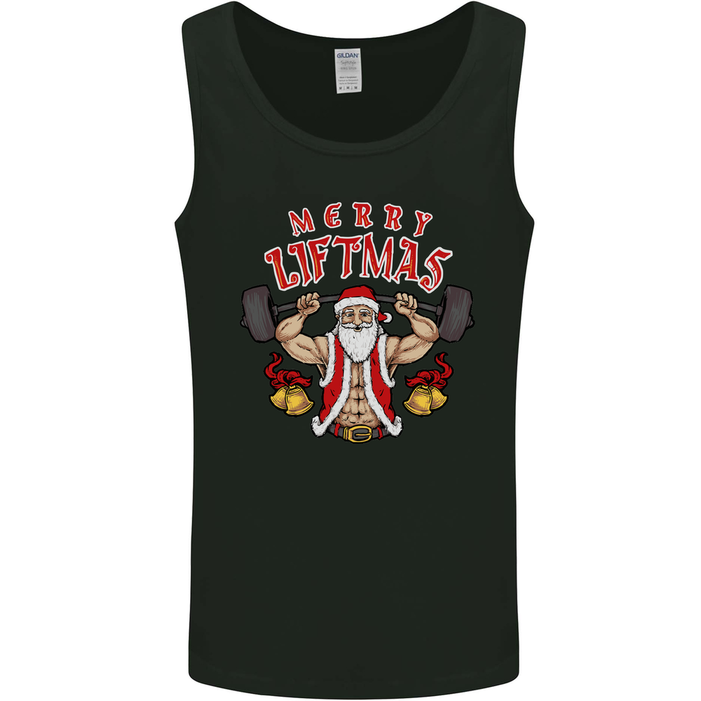 Merry Liftmas Mens Vest Tank Top