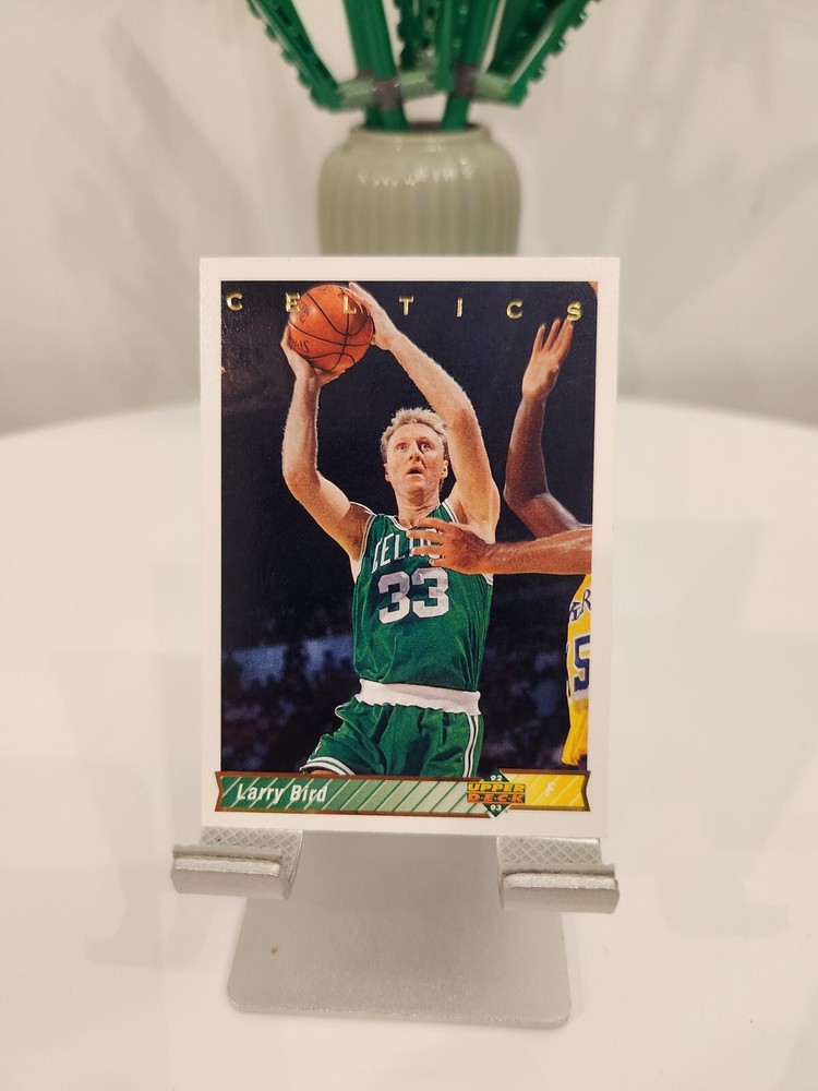 LARRY BIRD 1992-93 NBA Upper Deck Basketball Card #33a Boston Celtics HoF NM