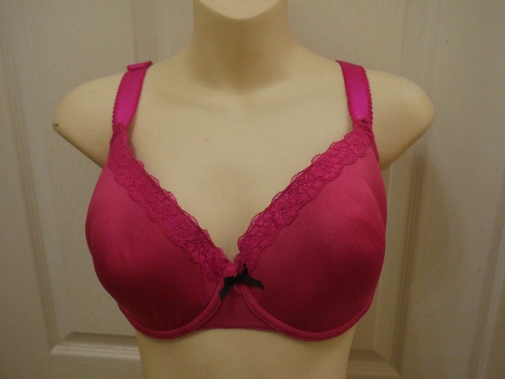 Debenhams Bra 30G Hot Pink Print Push Up T-Shirt Bra 30