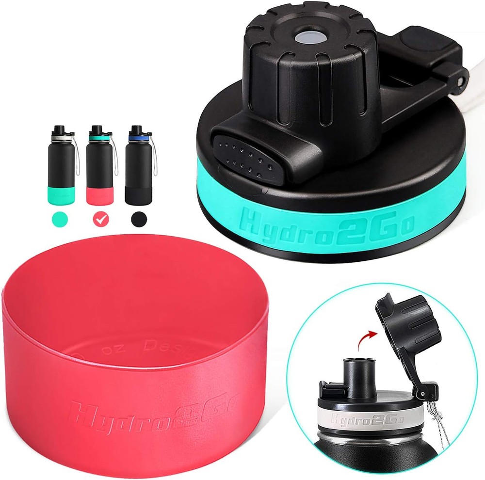 Flip Lid for Hydro Flask Wide Mouth 12-64 oz in Water Boot Pink