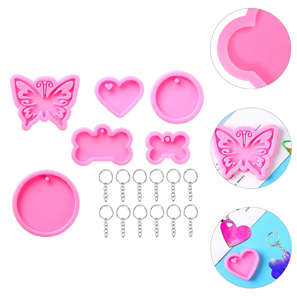 18pcs Epoxy Casting Molds DIY Cat Tag Epoxy Resin Molds Epoxy Keychain Molds