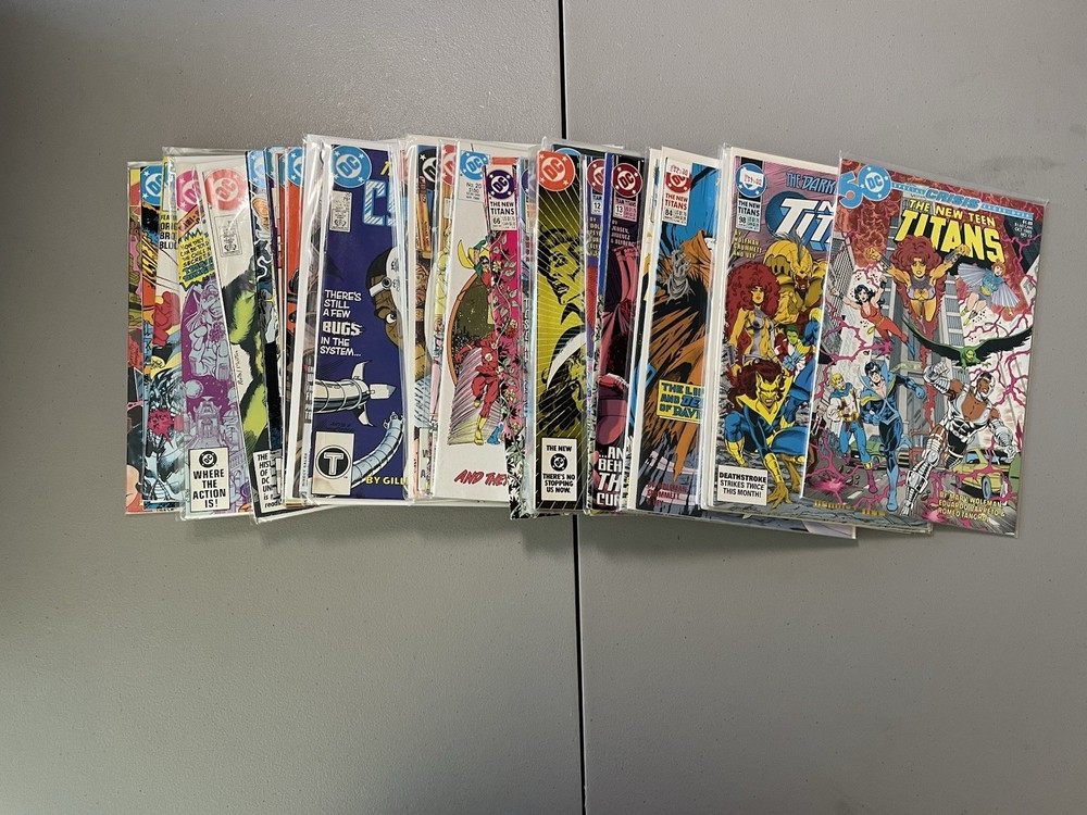DC Comics Lot Of 36 Teen Titans Comic Books! 1990s To Modern HTF Covers