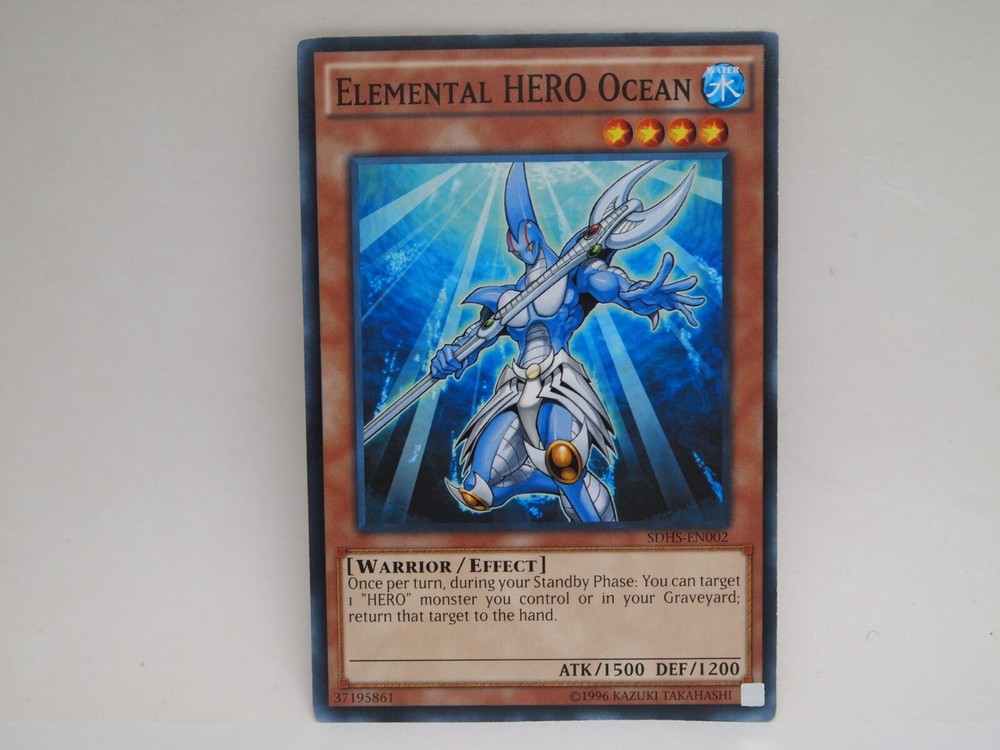 Elemental HERO Ocean YuGiOh SDHS-EN002 Near Mint