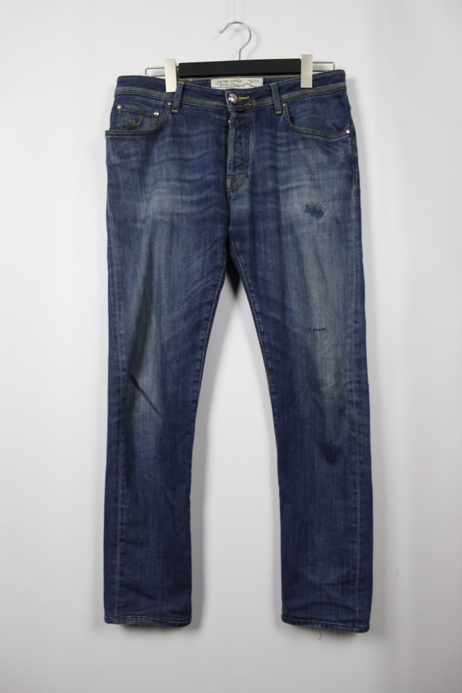 JACOB COHEN Denim Blue PW688 COMF Handmade Tailored Jeans Size 34