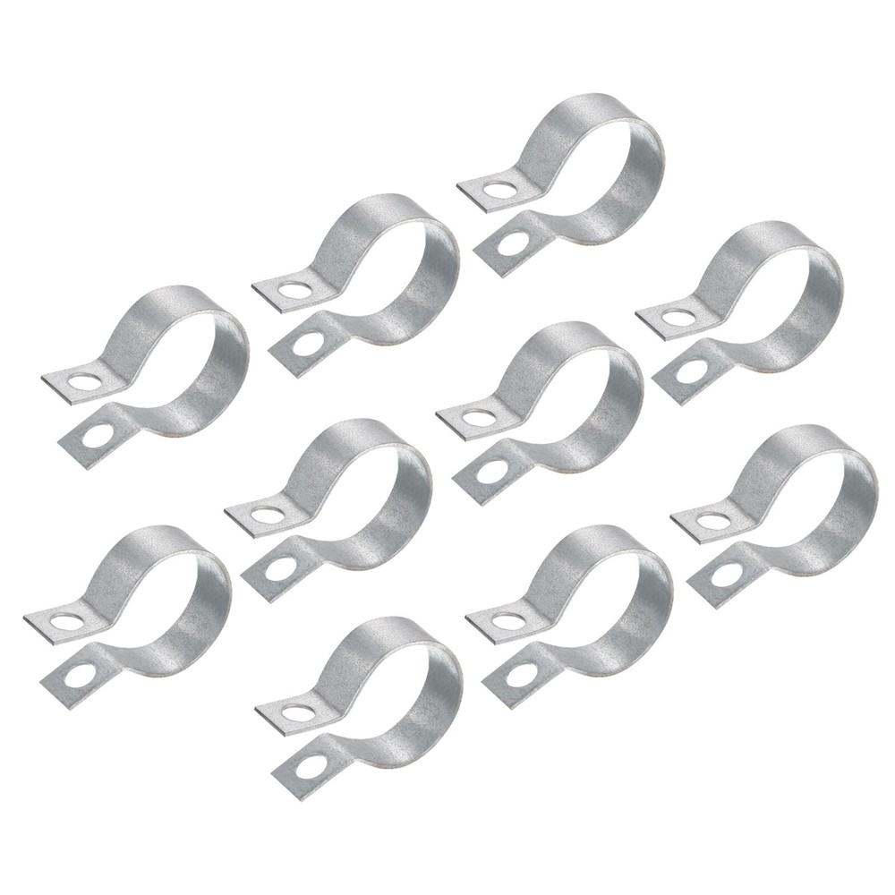10Pcs Split Ring Hanger Pipe Strap Pipe Clamps Bracket Support Fit 1-1/4