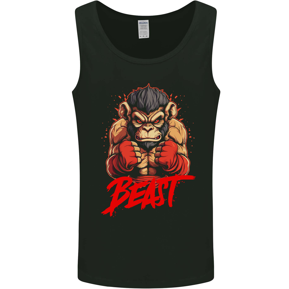 Muay Thai Beast MMA Martial Arts Boxing Mens Vest Tank Top