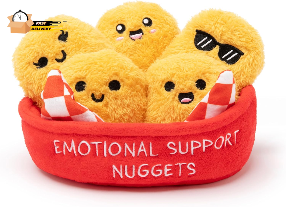 What Do You Meme Emotional Support Nuggets - Plush Nuggets Stuffed Animal