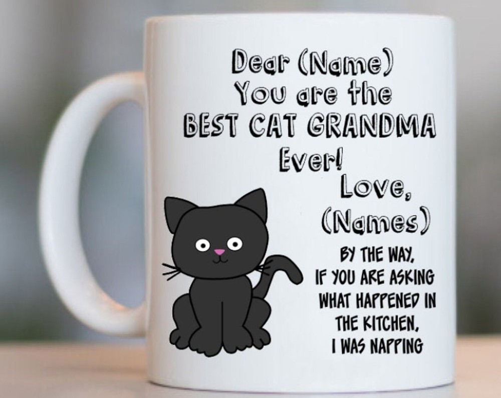 Cat Grandma Gift Grandma Cat Cat Grandma Mug Cat Mug Cat Gift Cat Grandma Coffee