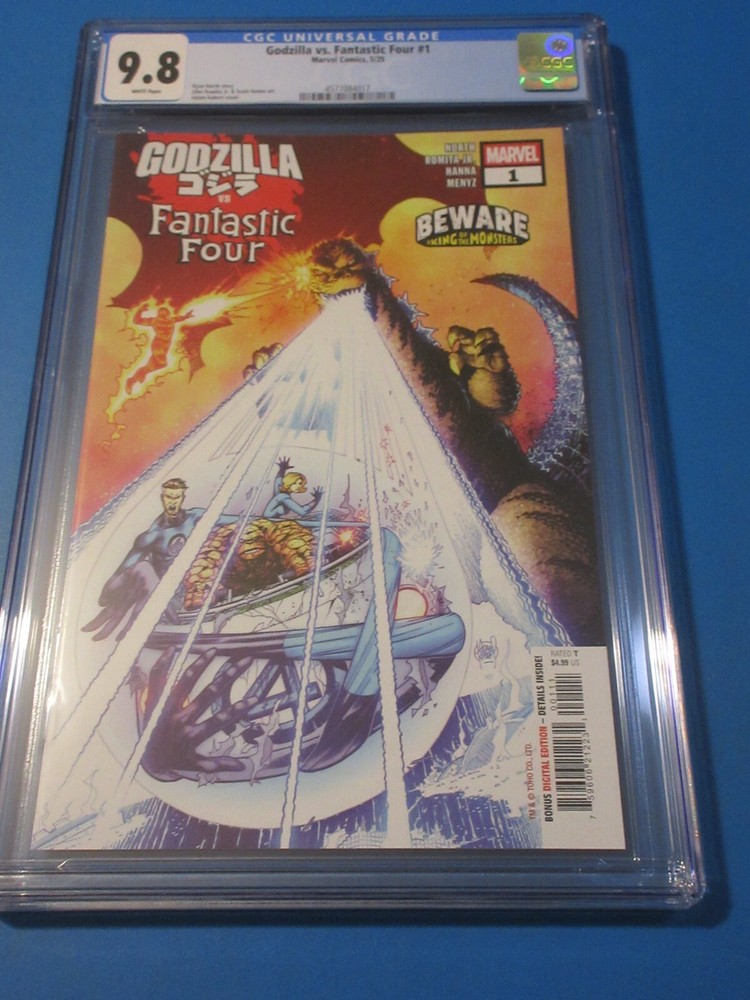 Godzilla vs Fantastic Four #1 CGC 9.8 NM/M Gem Mint Grade