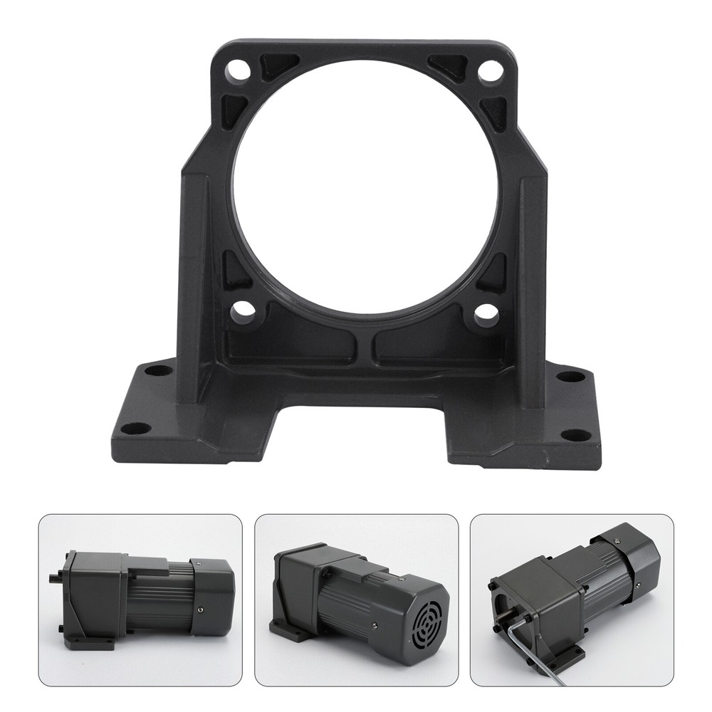 Alu Alloy Motor Mounting Bracket AC Gear Motor Mini Motor Support 4-Hole Base