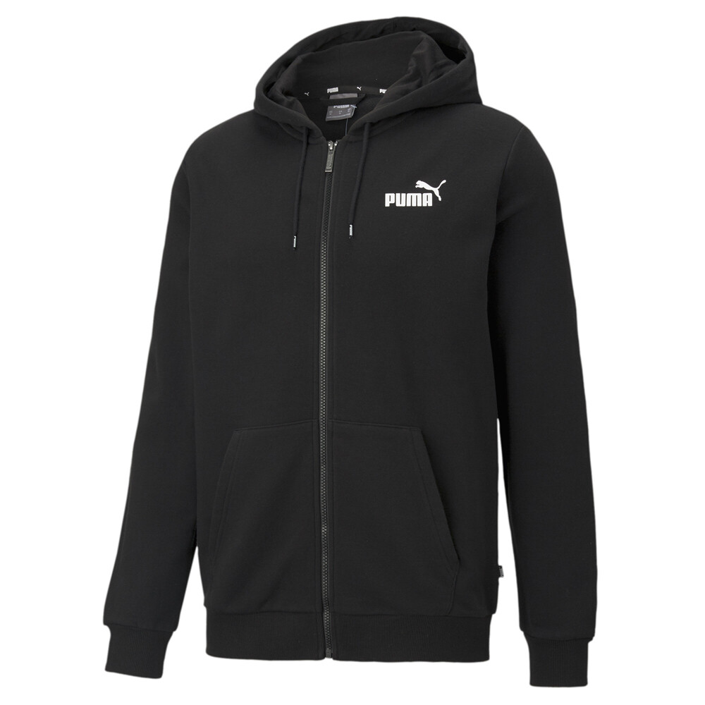 Puma Essentials Small Logo FullZip Hoodie Mens Size M  Casual Outerwear 58670401