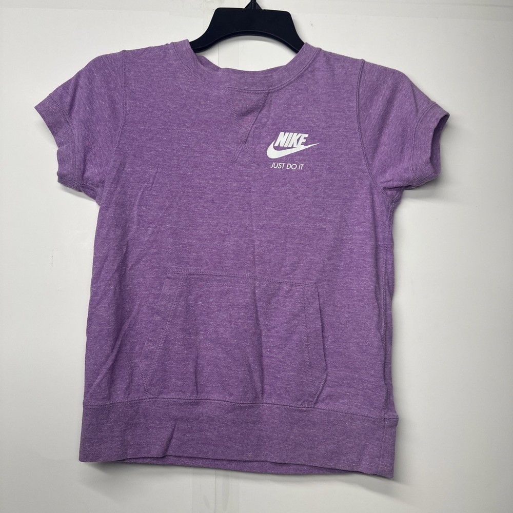 Nike Girls T-Shirt Size Large lavender Short Sleeve 