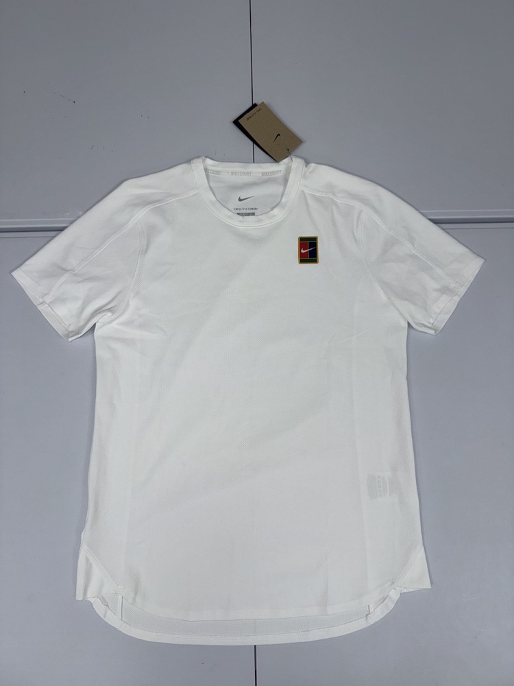 Nike Wimbledon 2025 Carlos Alcaraz 2025 Tennis Shirt FZ6944-100 Rare Size S