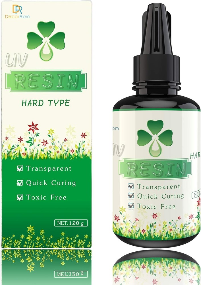 Crystal Clear UV Resin for Jewelry Making & DIY Crafts