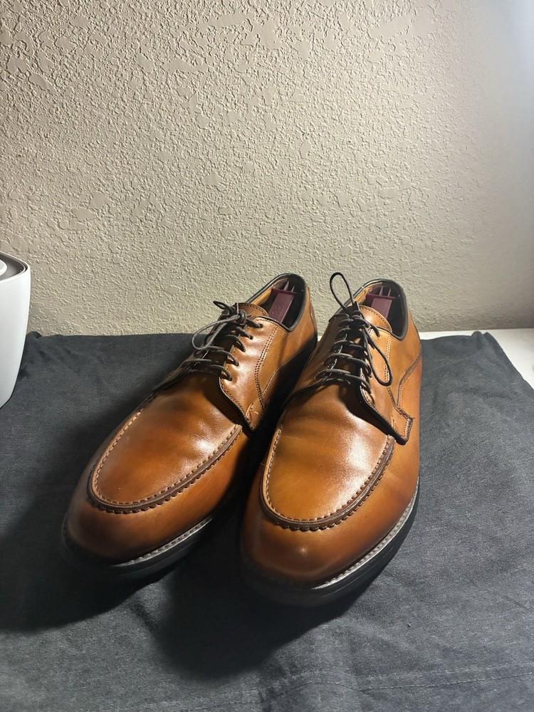 Allen Edmonds Ashton 1628 Brown Leather Oxfords Derby Shoes Size 12d Men’s USA