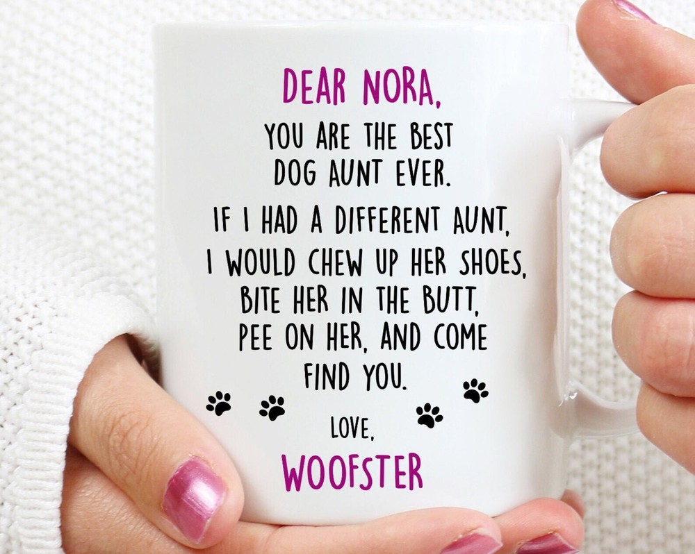 Personalized Dog Aunt Gifts Dog Aunt Coffee Mug Aunt Mug Aunt Dog Gifts Gift For