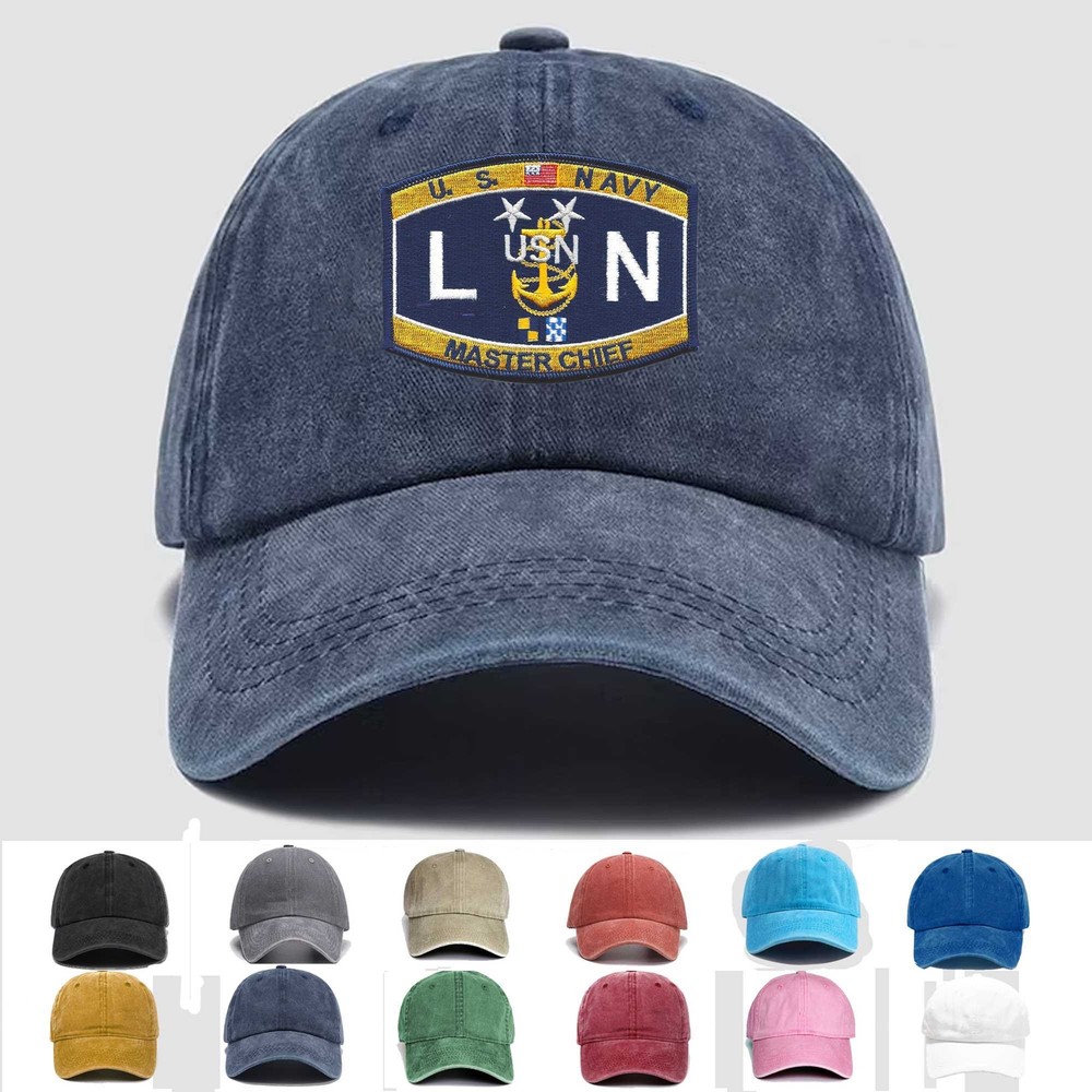 Custom Embroidered Hat Master Chief Legalman LNCM , Veteran Cap, Trucker Hat