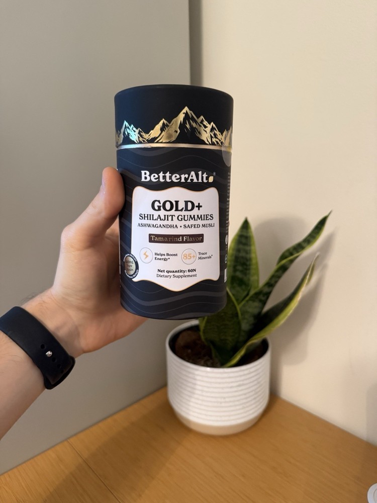 BetterAlt GOLD+ Shilajit Resin Gummies with Ashwagandha & Safed Musli