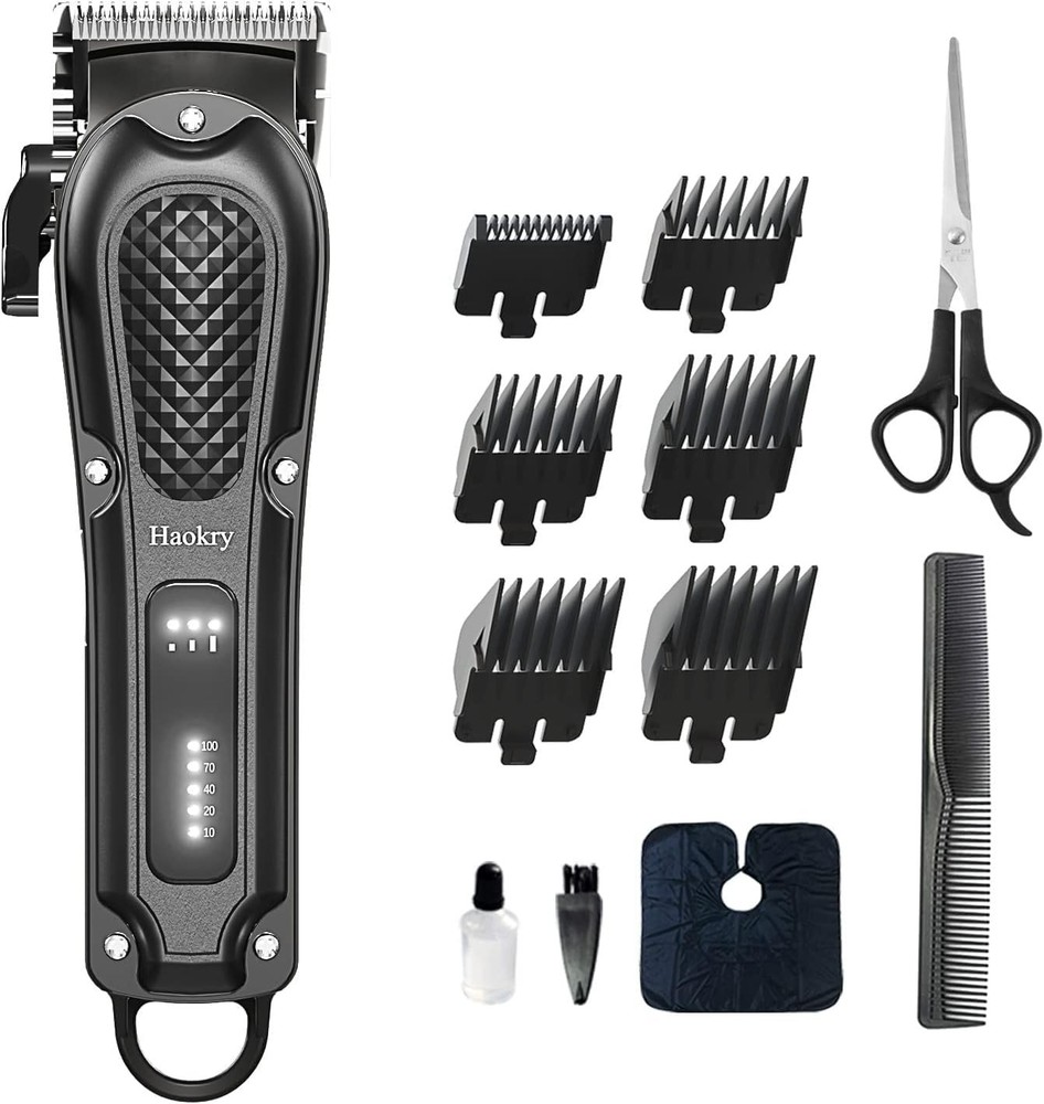 Professional Cordless & Corded Hair Clippers for Men - Barber-Grade Trimming  