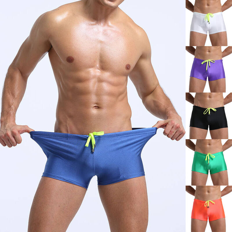 Men Shorts Swimwear Underwear Swimming Trunks Running Beach Boxer Briefs Pants