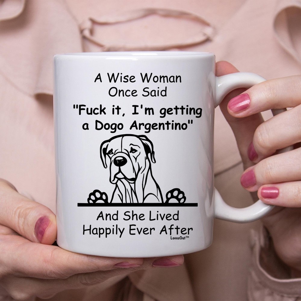 Funny Dogo Argentinogift For Women White Coffee Mug Coffee Cup